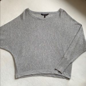 BCBGMAXAZRIA Womens Dolman Sleeve Sweater Size Medium in Gray